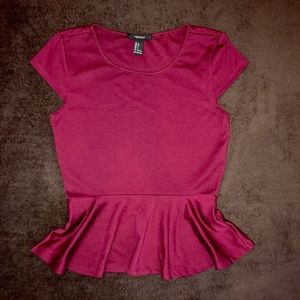 Wine Colored Top w/Flare Out Bottom